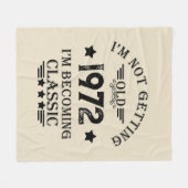 Gepersonaliseerd  verjaardagscadeau zwart fleece deken (Voorkant (Horizontaal))