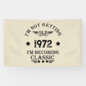 Gepersonaliseerd  verjaardagscadeau zwart spandoek (Horizontaal)