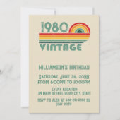 Gepersonaliseerd  verjaardagsfeestje kaart (Voorkant)