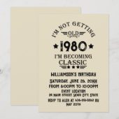 Gepersonaliseerd  verjaardagsfeestje kaart (Voorkant / Achterkant)