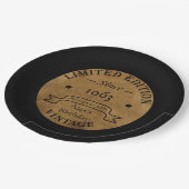 Gepersonaliseerd  verjaardagsfeestje papieren bordje (Gekanteld)