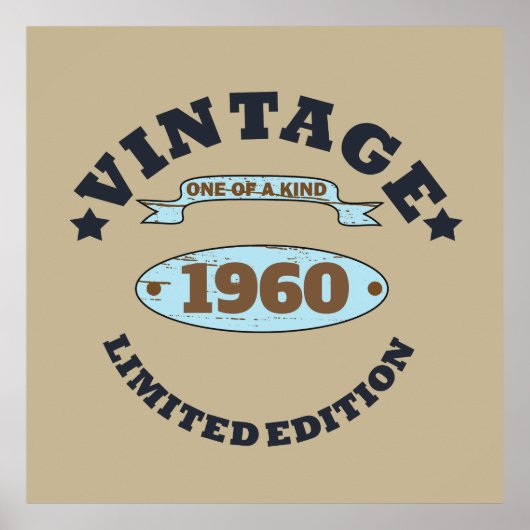 Gepersonaliseerd  verjaardagsfeestje poster (Voorkant)