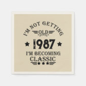 Gepersonaliseerd  verjaardagsfeestje servet (Voorkant)