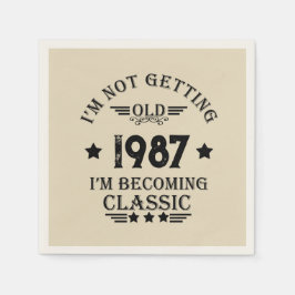 Gepersonaliseerd  verjaardagsfeestje servet