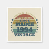 Gepersonaliseerd  verjaardagsfeestje servet (Voorkant)