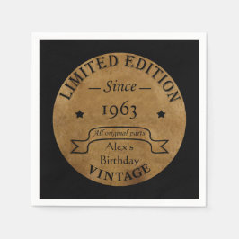 Gepersonaliseerd  verjaardagsfeestje servet