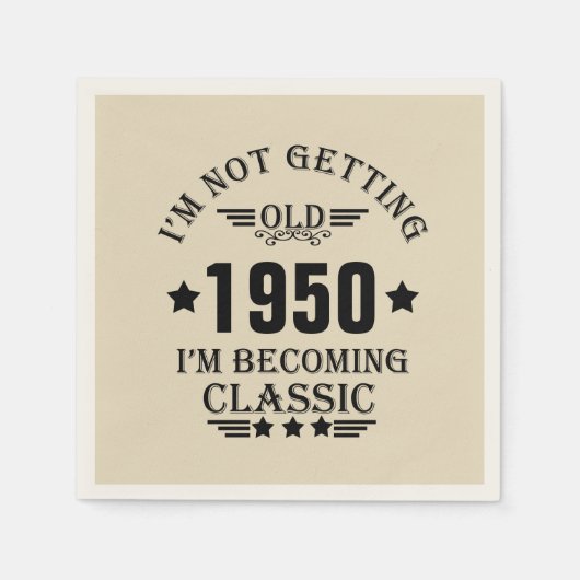 Gepersonaliseerd  verjaardagsfeestje servet (Voorkant)