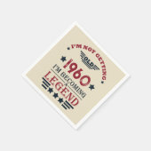 Gepersonaliseerd  verjaardagsfeestje servet (Hoek)