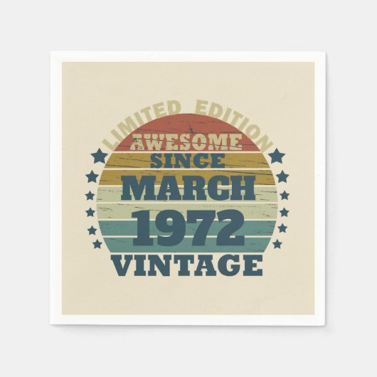 Gepersonaliseerd verjaardagsfeestje servet (Voorkant)