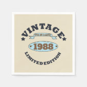 Gepersonaliseerd verjaardagsfeestje servet (Voorkant)