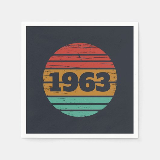 Gepersonaliseerd  verjaardagsfeestje servet (Voorkant)