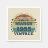 Gepersonaliseerd verjaardagsfeestje servet (Voorkant)