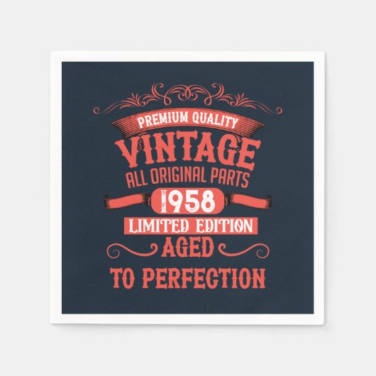 Gepersonaliseerd  verjaardagsfeestje servet (Voorkant)