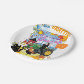 gepersonaliseerd verjaardagsontwerp papieren bordje (Gekanteld)