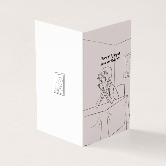 Gepersonaliseerd Verlaat Verjaardag wenskaart Kaart (Buitenkant)