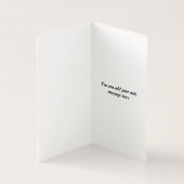 Gepersonaliseerd Verlaat Verjaardag wenskaart Kaart (Binnen)