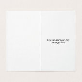 Gepersonaliseerd Verlaat Verjaardag wenskaart Kaart (Binnenkant ongevouwen)