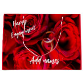 Gepersonaliseerd Verloving Gift Bag Groot Cadeauzakje (Voorkant)