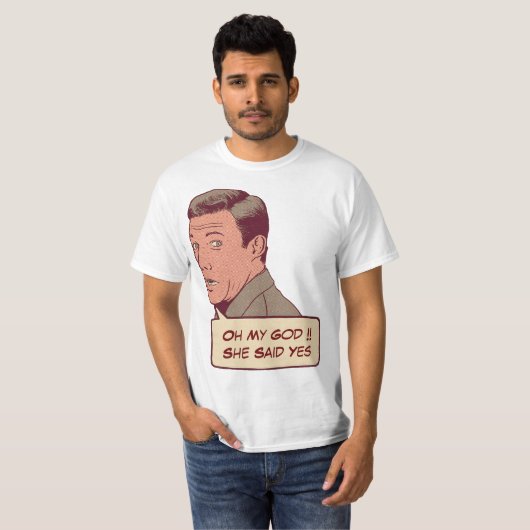 Gepersonaliseerd verloving paar t-shirt (Voorkant volledig)