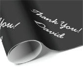 Gepersonaliseerd verpakkend document | dankt u! cadeaupapier (Rol Hoek)