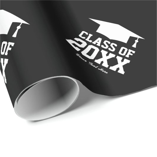 Gepersonaliseerd verpakkingspapier voor afgestudee cadeaupapier (Rol Hoek)