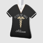 Gepersonaliseerd Verpleegbaar Afstuderen Uniform S Ornament (voorkant)