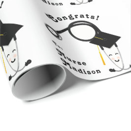 Gepersonaliseerd verpleegkundig Afstuderen Gift Cadeaupapier