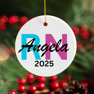 Gepersonaliseerd verpleegkundig Ornament 2025, aan