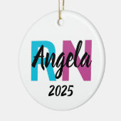 Gepersonaliseerd verpleegkundig Ornament 2025, aan (Links)