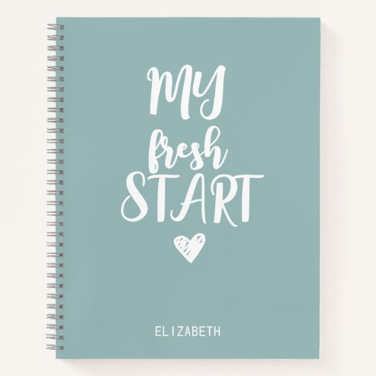 Gepersonaliseerd vers startjournaal | Wellness dag Notitieboek (Voorkant)