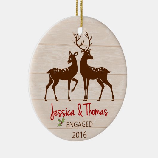 Gepersonaliseerd versierd keramisch ornament (Rechts)