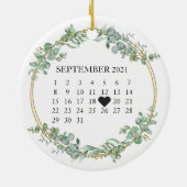 Gepersonaliseerd Versiering van het Geavanceerd Ve Keramisch Ornament (Achterkant)