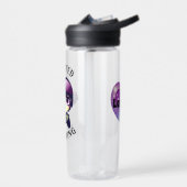 Gepersonaliseerd Verslaafd aan Gaming Kawaii Girl Waterfles (Links)