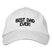 Gepersonaliseerd Verstelbaar Pet beste vader ooit (Voorkant)
