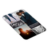 Gepersonaliseerd, verticaal script Sla de datumfot Magneet (Rechterzijde)