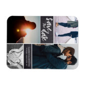 Gepersonaliseerd, verticaal script Sla de datumfot Magneet (Horizontaal)