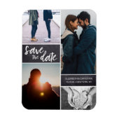 Gepersonaliseerd, verticaal script Sla de datumfot Magneet (Verticaal)