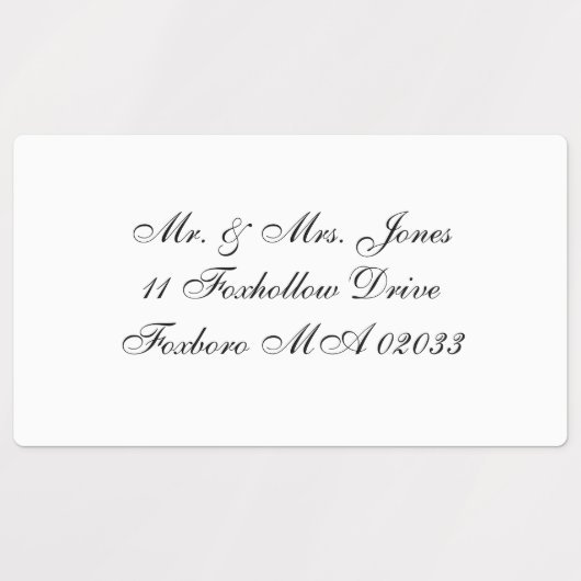 Gepersonaliseerd verzendlabels labels (Design 2)