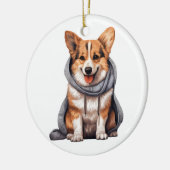 Gepersonaliseerd vest Welsh Corgi Dog Keramisch Ornament (Links)