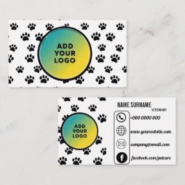 Gepersonaliseerd veterinair Visitekaartje