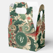 Gepersonaliseerd Victoriaans/Classic/Vintage Kerst Bedankdoosjes (Geopend)