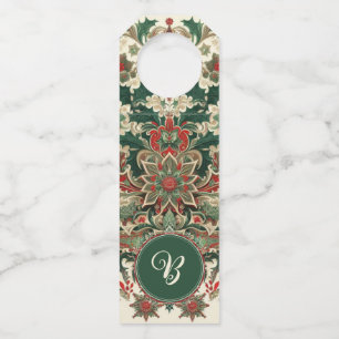 Gepersonaliseerd Victoriaans/Classic/Vintage Kerst Flessenhanger
