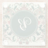 Gepersonaliseerd Victoriaans/Classic/Vintage Kerst Glazen Onderzetter (Achterkant)