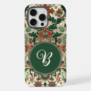 Gepersonaliseerd Victoriaans/Classic/Vintage Kerst iPhone 15 Pro Max Case