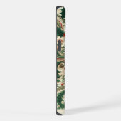 Gepersonaliseerd Victoriaans/Classic/Vintage Kerst iPhone Hoesje (Rechterkant)