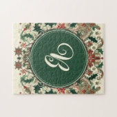 Gepersonaliseerd Victoriaans/Classic/Vintage Kerst Legpuzzel (Horizontaal)