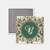 Gepersonaliseerd Victoriaans/Classic/Vintage Kerst Magneet (Voorkant / Achterkant)