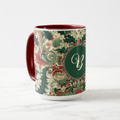 Gepersonaliseerd Victoriaans/Classic/Vintage Kerst Mok (Voorkant links)
