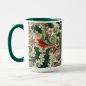 Gepersonaliseerd Victoriaans/Classic/Vintage Kerst Mok (Links)