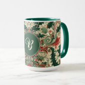 Gepersonaliseerd Victoriaans/Classic/Vintage Kerst Mok (Voorkant rechts)